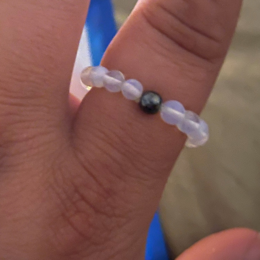 Beaded opal ring - Picture 3 of 3